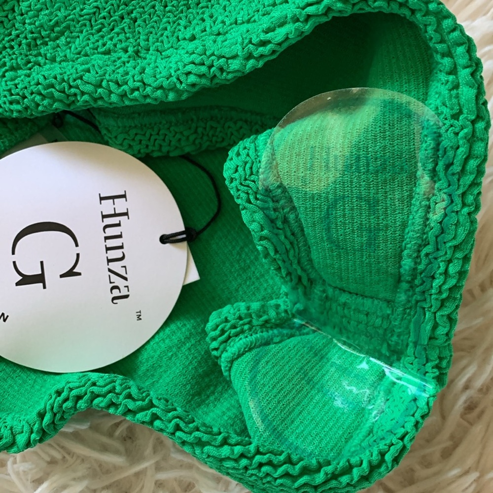 NWT Hunza G Gigi bikini in emerald green - Picture 6 of 8